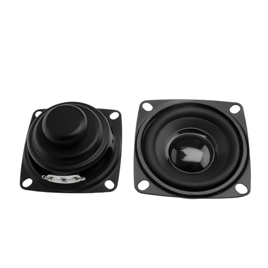 Amazon | 53mm四角いスピーカーサブウーファー4Ω感度ポータブル
